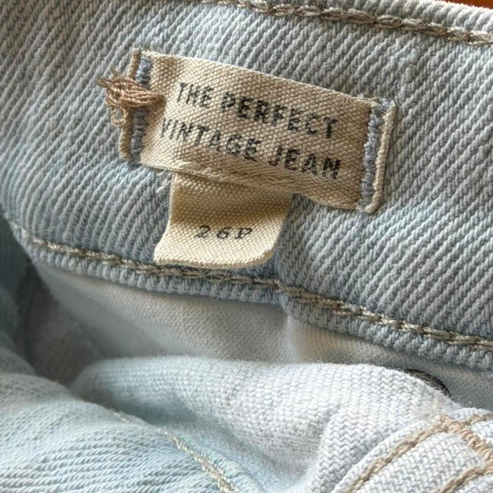 Madewell light wash perfect vintage jean (26P)